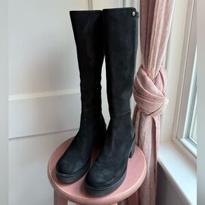 Stuart Weitzman Gotham Knee High Black Boots Size 7